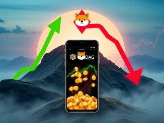 A visual representation of the crypto market's dynamic shifts, highlighting BlockDAG Mining innovation, NEAR Protocol's surge, and Shiba Inu Price fluctuations.