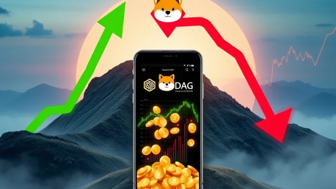 BlockDAG's Astounding Mining Demo Outshines NEAR Protocol Surge and Shiba Inu Price Drop A visual representation of the crypto market's dynamic shifts, highlighting BlockDAG Mining innovation, NEAR Protocol's surge, and Shiba Inu Price fluctuations.