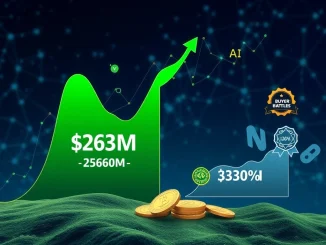 A visual representation of BlockDAG presale's massive financial success contrasting with Nexchain AI's raise, emphasizing superior crypto ROI.