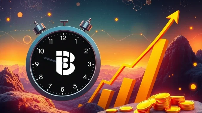 A countdown timer showing final hours for BlockDAG presale, symbolizing the limited opportunity for 3025% crypto ROI before launch.