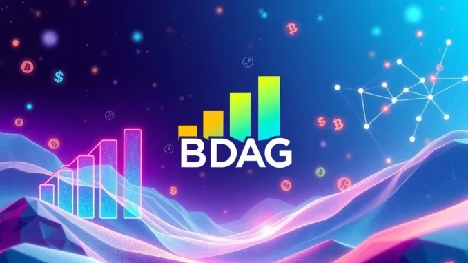 A graphic illustrating BlockDAG's rapid growth and the potential for high crypto ROI from its successful presale.