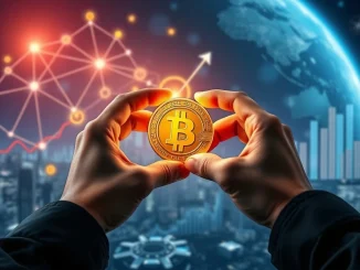 A visual representation of BlockDAG's successful cryptocurrency presale, showing financial growth and network connections.