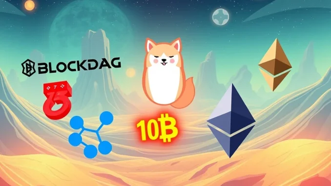 BlockDAG leading crypto investment with 2660% returns and 10 BTC auction