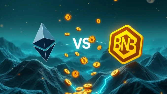 BNB Chain surpasses Ethereum in USDT transactions, showcasing blockchain dominance