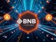 Visualizing the transformative BNB Chain upgrades, showcasing enhanced speed, scalability, and privacy features for a stronger blockchain future.