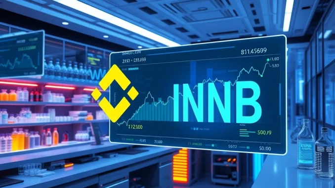 Windtree Therapeutics' bold BNB investment strategy, showing a biotech firm integrating cryptocurrency assets.