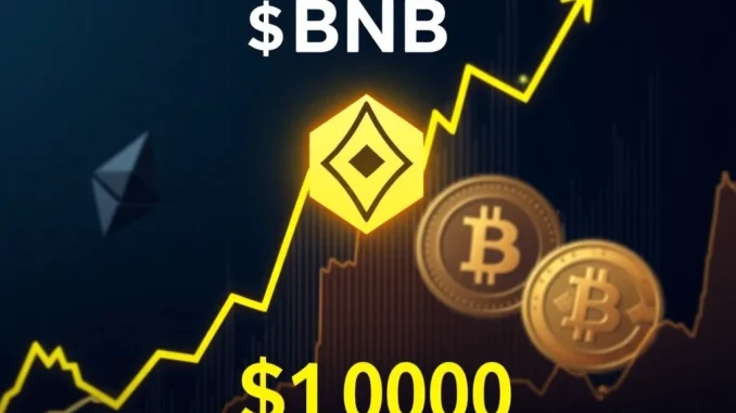 BNB's parabolic surge toward $1,000 in the cryptocurrency market