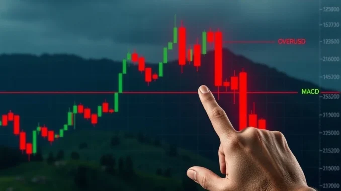 A bearish candlestick chart for BNSOLUSDT, illustrating the recent price plunge and key support levels, crucial for Binance Staked SOL traders.