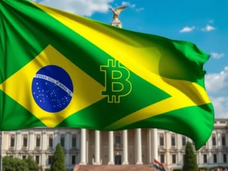 Brazilian officials discussing a potential Bitcoin reserve, symbolizing the nation's step towards digital asset integration.