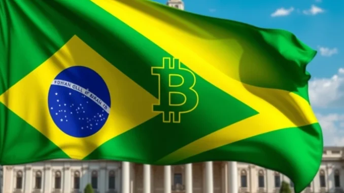 Brazilian officials discussing a potential Bitcoin reserve, symbolizing the nation's step towards digital asset integration.