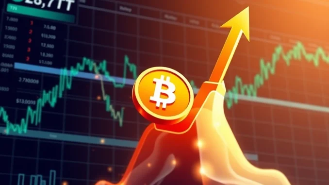 BTT cryptocurrency price chart showing dramatic 588% surge