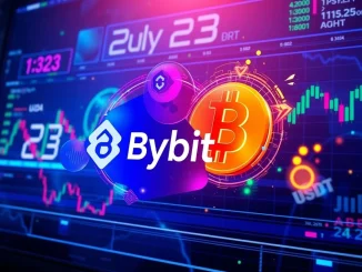 Bybit exchange logo with COA and USDT symbols, representing the upcoming COA/USDT spot trading pair listing.