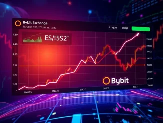 Visualizing the exciting Bybit ES listing on July 16, highlighting the new ES/USDT trading pair on the Bybit platform.