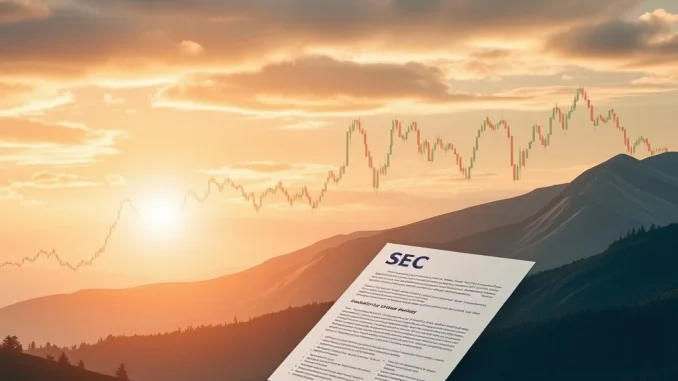 Spot Crypto ETF: Canary Capital Files Groundbreaking 'American-Made Crypto' Proposal Illustrative image showing a financial chart with US flag elements, symbolizing Canary Capital's **American-Made Crypto** Spot Crypto ETF filing.