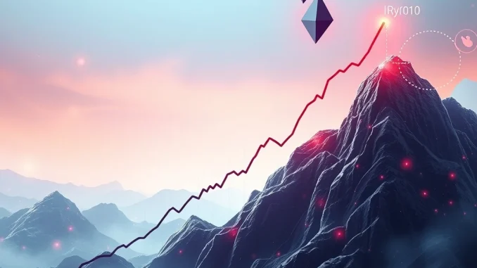 Cardano (ADA) price chart showing a significant upward breakout, symbolizing potential growth and analyst targets for the cryptocurrency.