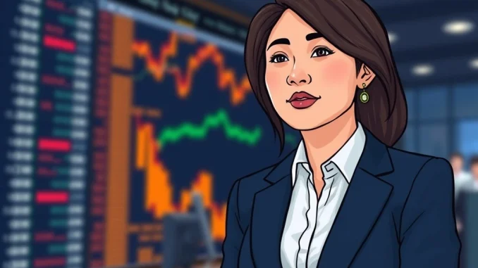 Visualizing Caroline Pham's potential career transition from CFTC to MoonPay, highlighting the significance for crypto regulation.