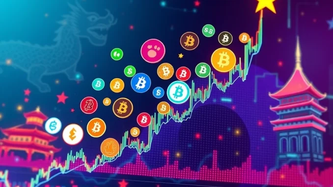 Chart showing a potential altcoin surge driven by China economic stimulus, impacting global liquidity and cryptocurrency prices.
