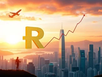 Visualizing ChinaAMC's groundbreaking tokenized money market fund, representing a new era in digital asset finance.