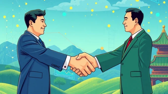 Circle Korea expands USDC stablecoin reach through strategic collaborations with Shinhan Bank and Kakao Pay.