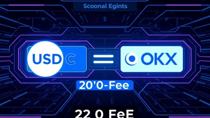 Circle and OKX zero-fee USDC-to-USD swap service for seamless crypto conversions