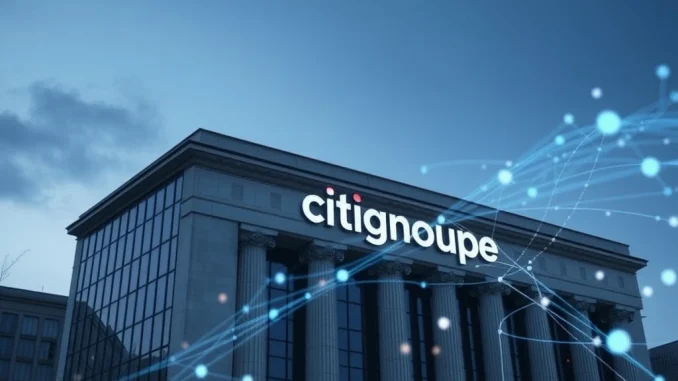 Citigroup digital assets expansion into crypto custody services, symbolizing traditional finance embracing digital innovation.