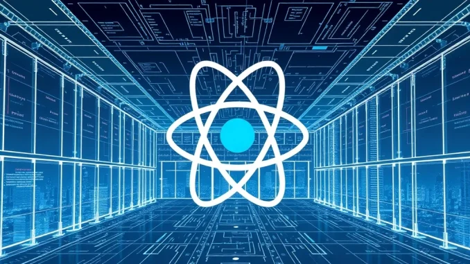 Diagram illustrating the layered structure of Clean Architecture in a React application, emphasizing scalable applications and clear dependency management.