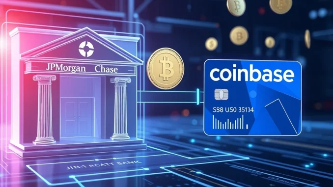 Coinbase and JPMorgan Chase partnership for crypto rewards and banking integration