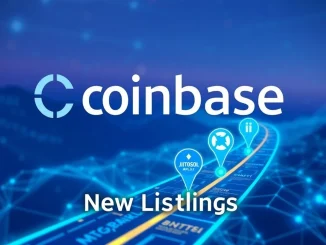Coinbase listing roadmap showing BNKR, JITOSOL, and MPLX tokens, signifying crucial new additions to the exchange.