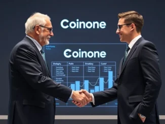 Coinone CEO Cha Myung-hoon transitions leadership, symbolizing a new era for the South Korean crypto exchange.