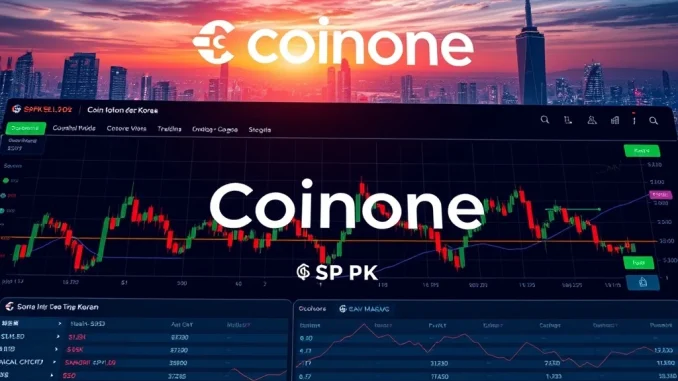 Coinone Unveils Exciting Spark (SPK) Listing for KRW Trading Coinone platform interface showing the upcoming Spark (SPK) listing, symbolizing new trading opportunities for traders.