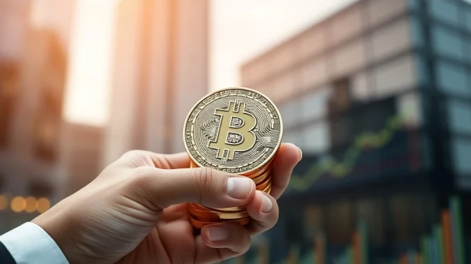 Coinsilium Group's strategic move to increase Bitcoin holdings, symbolizing corporate crypto investment and growth.