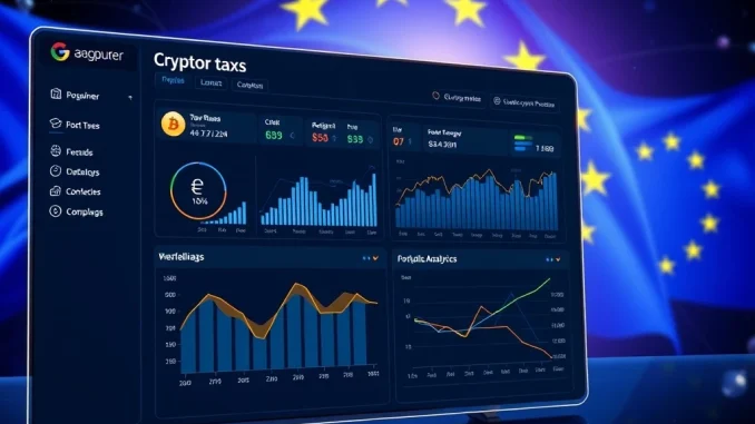 CoinTracking dashboard for EU crypto tax compliance and portfolio management