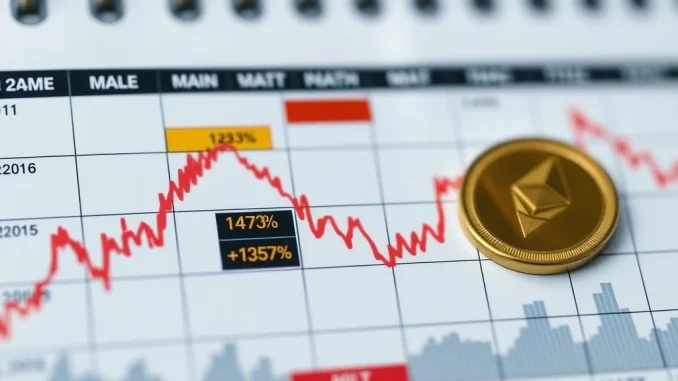 A calendar highlighting crucial economic events and their potential market impact on cryptocurrency investments.
