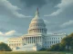 U.S. Capitol symbolizing the stalled Crypto Bill revote, highlighting legislative challenges for digital assets.