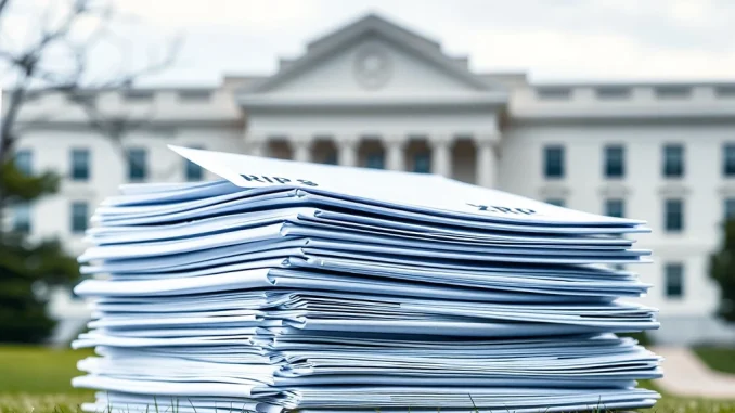 Crypto ETFs: Unveiling 92 Applications Awaiting Crucial SEC Review, Solana Dominates Filings An illustration showing numerous crypto ETFs applications being reviewed by the SEC, highlighting Solana's significant presence.