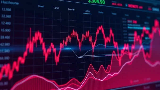 Charts and crypto symbols depicting massive 24-hour crypto perpetual futures liquidation losses for Bitcoin, Ethereum, and XRP traders.