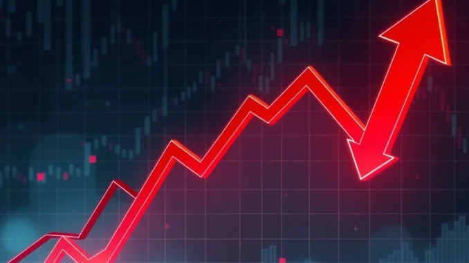 Crypto futures liquidation during market volatility with sharp price drops