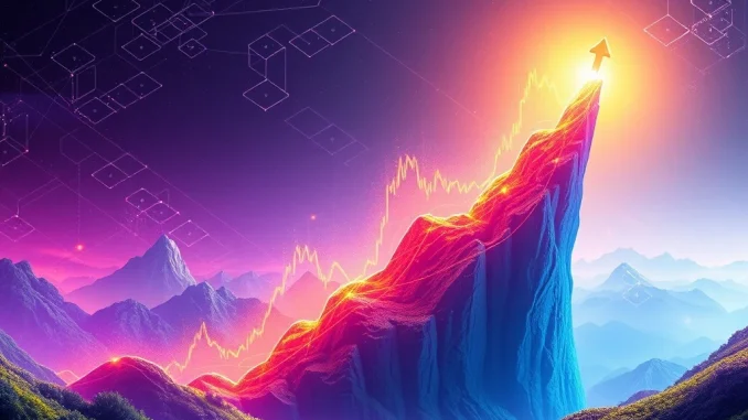 A visual representation of the immense cryptocurrency market cap reaching $4 trillion, highlighting Bitcoin's dominant share.