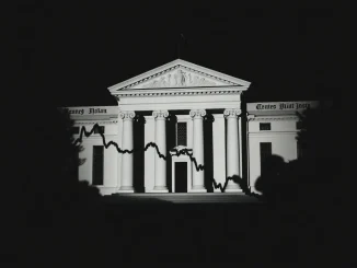 Visualizing the Crypto Market Fall as digital assets react to looming Federal Reserve hawkishness and economic uncertainty.