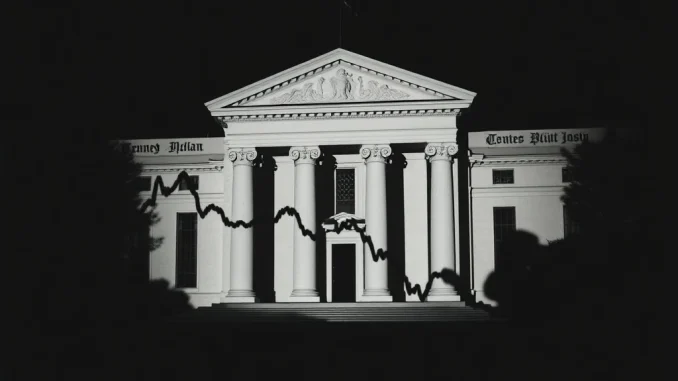 Visualizing the Crypto Market Fall as digital assets react to looming Federal Reserve hawkishness and economic uncertainty.