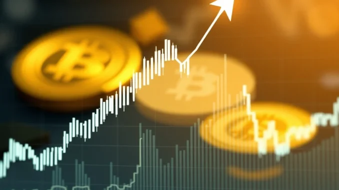 Crypto market charts showing stable growth, indicating the market is not yet overheated according to analysis.