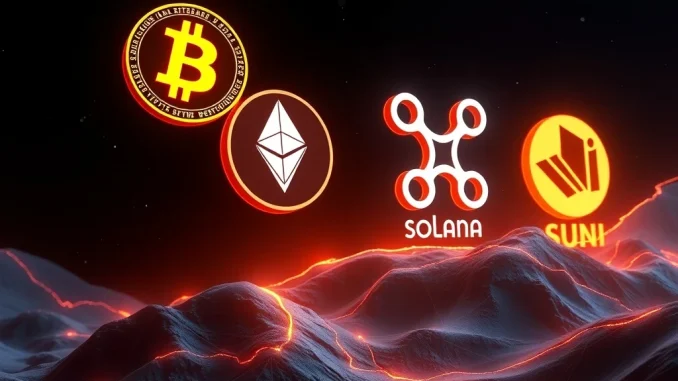 Bitcoin, Ethereum, XRP, Solana, and SUI market analysis for potential crypto pump