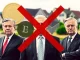 US senators raising crucial concerns over a crypto mortgage plan, symbolizing regulatory challenges.