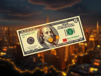 Michael Faulkender discussing how crypto regulation can bolster US dollar strength and its reserve currency status.