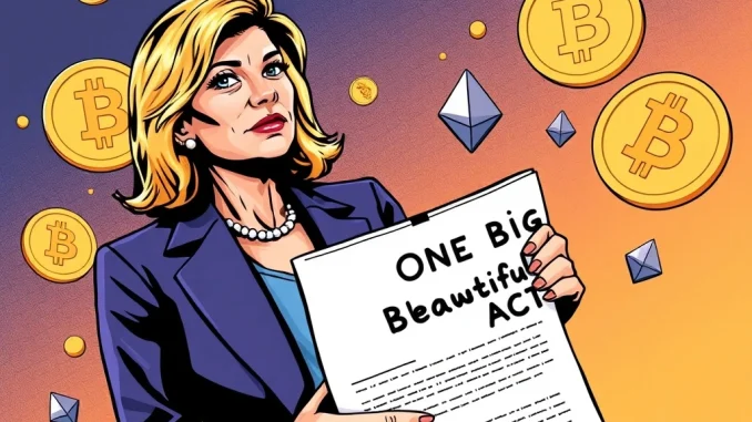 Senator Cynthia Lummis advocating for crypto tax exemption in new legislation