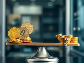 A visual metaphor of **crypto treasury fees** draining digital assets, illustrating the erosion of investor value over time.