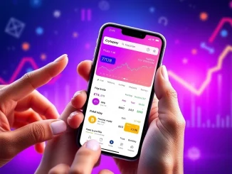 A user effortlessly managing their crypto portfolio with CryptoAppsy, showcasing real-time crypto tools and market data.