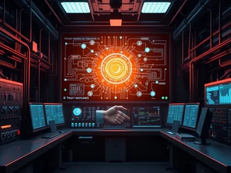 CVector's Industrial AI platform securing critical infrastructure, symbolizing unwavering trust and innovation.