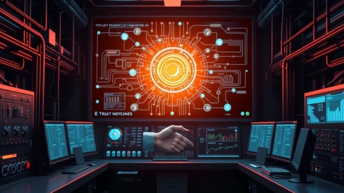 CVector's Industrial AI platform securing critical infrastructure, symbolizing unwavering trust and innovation.