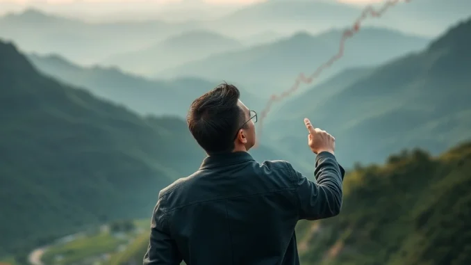 Changpeng Zhao offering crucial advice on how to avoid selling the crypto market bottom during a downturn.